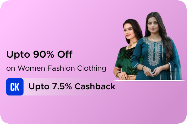 Shopsy: Upto 90% Off on Women Fashion Clothing + Upto 7.5% CashKaro Cashback